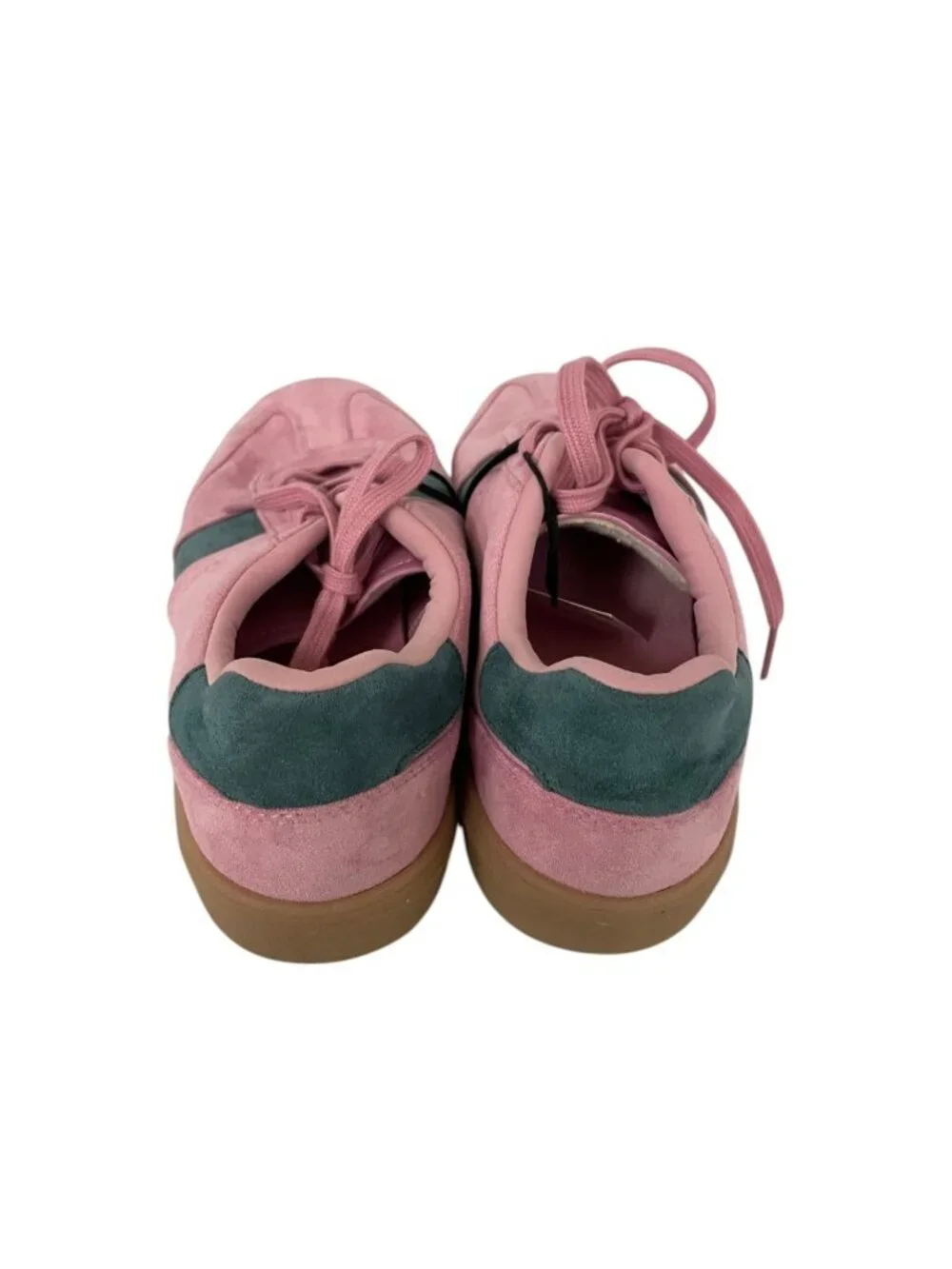 Zara Womens Tennis Sneakers trainers EU 40 US 9 Pink green Low Top 5408/410 NWOB